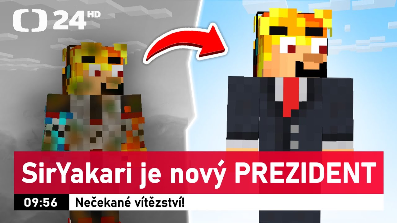 Stal jsem se PREZIDENTEM v Minecraftu