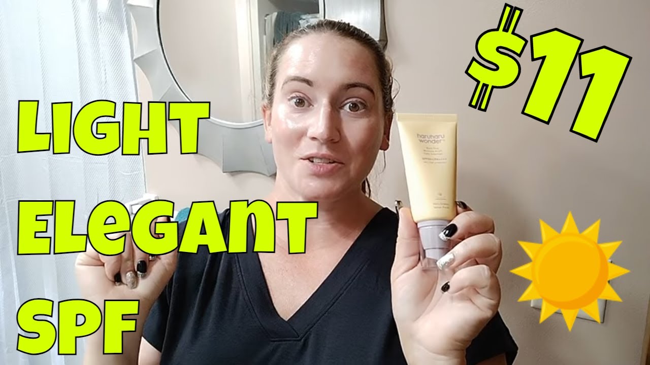 Haruharu WONDER New! 🌞 Black Rice Moisture Airyfit Sunscreen SPF 50 PA++++ Review & Demo