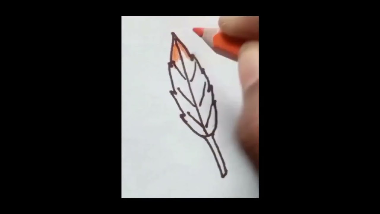 national flag with leaf🇮🇳 #easydrawingforbeginners #easydrawingtutorial #viral #shorts #like #share😊