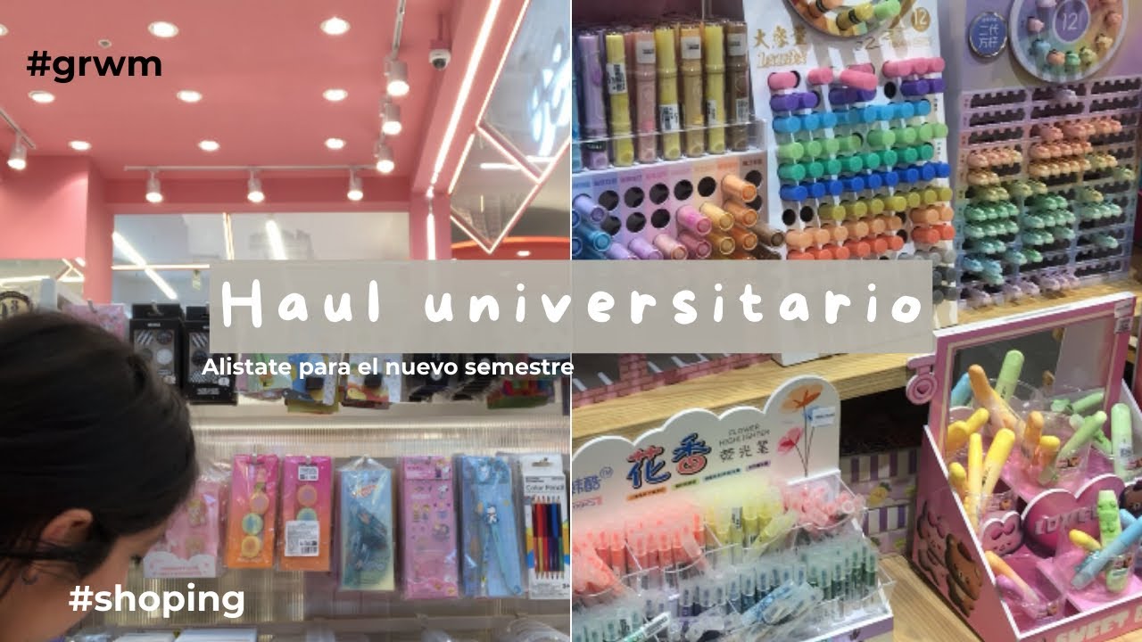 📓Haul material escolar y prep regreso a clases en universidad