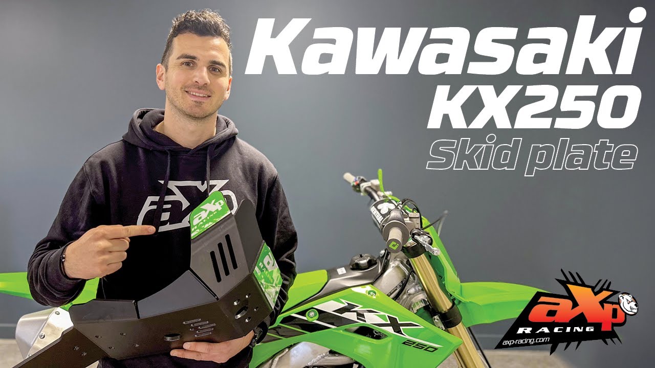 Skid plate / Sabot Xtrem Kawasaki KX250 / KX250X - AXP Racing