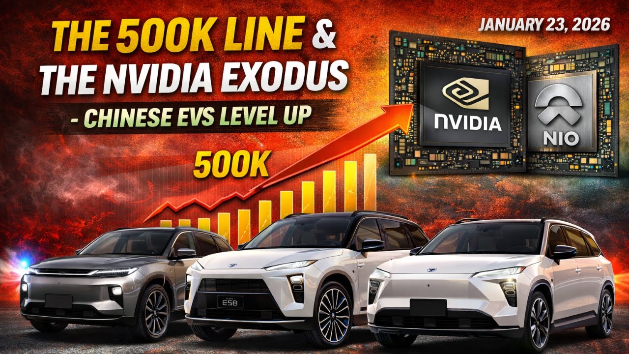 NIO объявляет о достижении отметки в 500 000 проданных автомобилей + XPeng продает NVIDIA | Китай...
