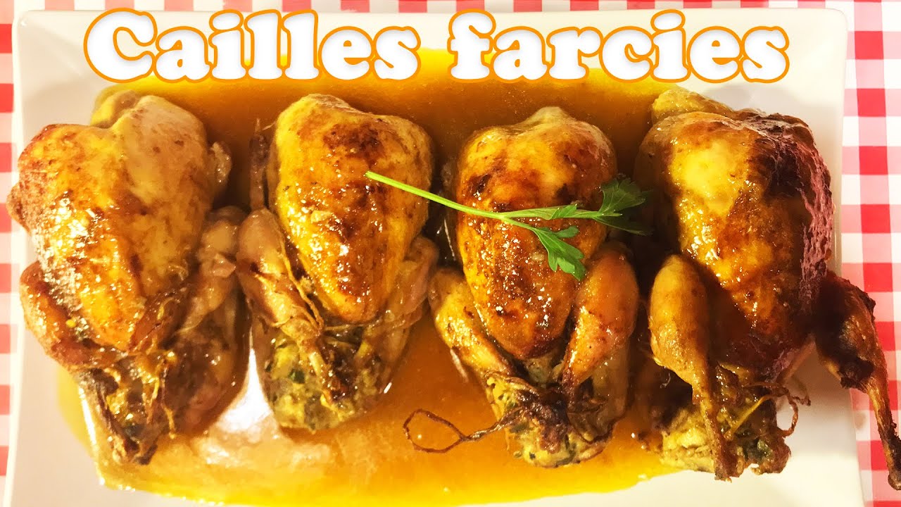 Cailles Farcies et Épicées Cuites Au Four | Comment Rendre Les Cailles Croustillantes