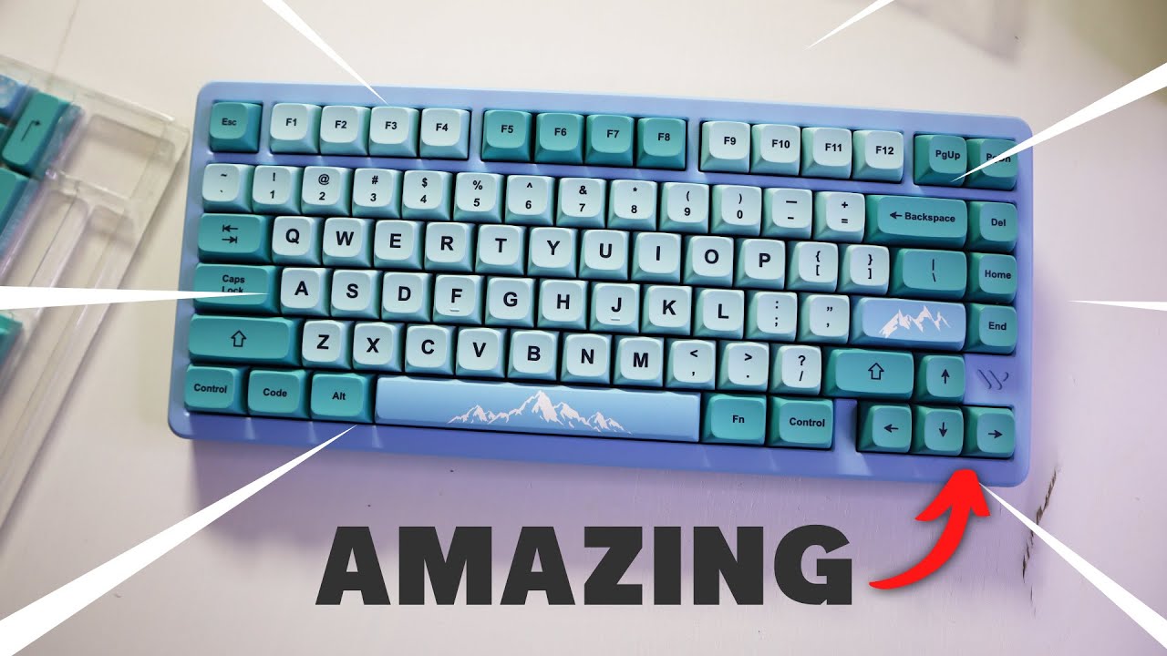 Honest review Womier SK75 keyboard (\w Hyekic Iceberg Keycaps)