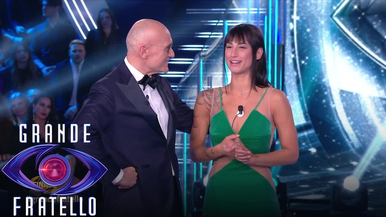 Grande Fratello - L'arrivo in studio di Letizia Petris