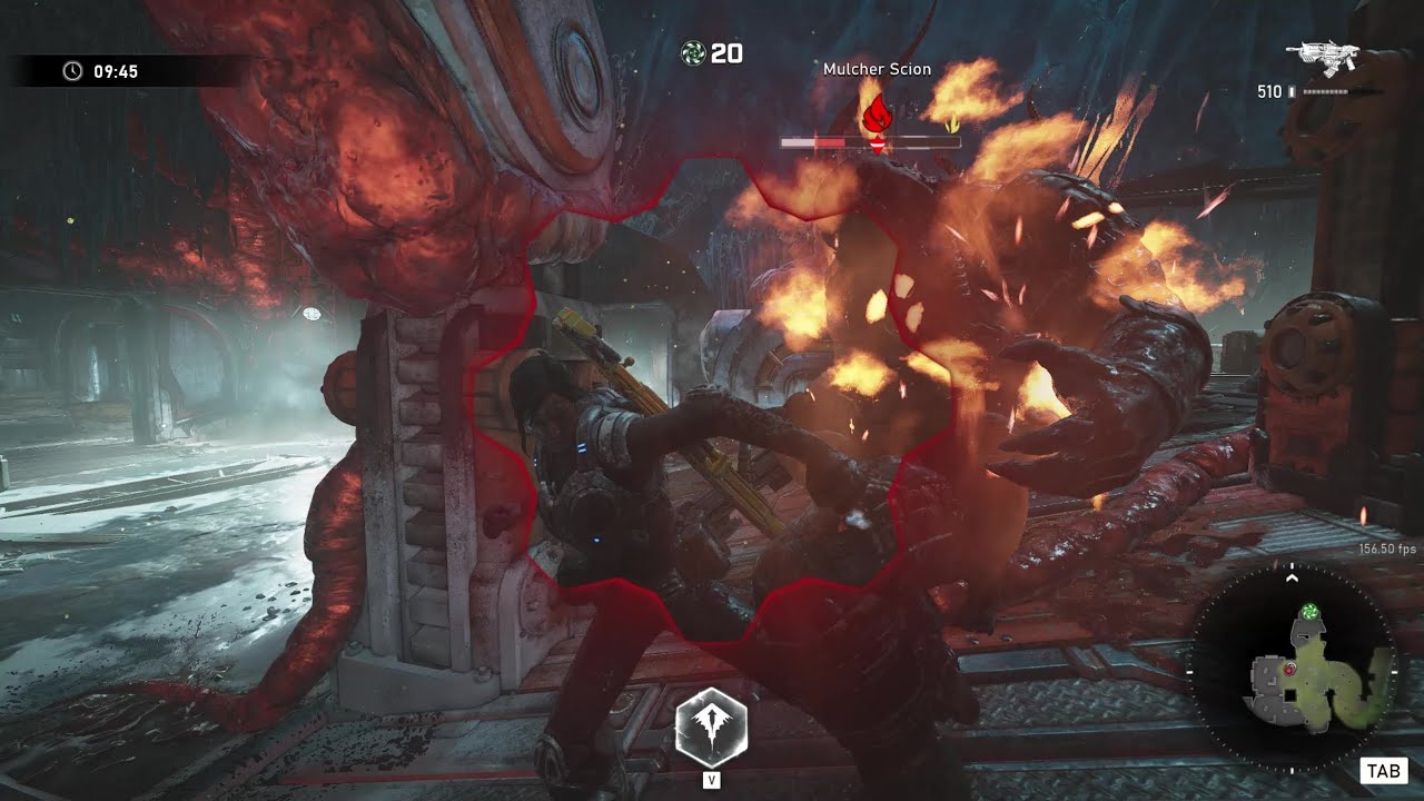 Gears 5 Master Escape (Solo) - The Barracks Left Path - No Ult (Brawler)