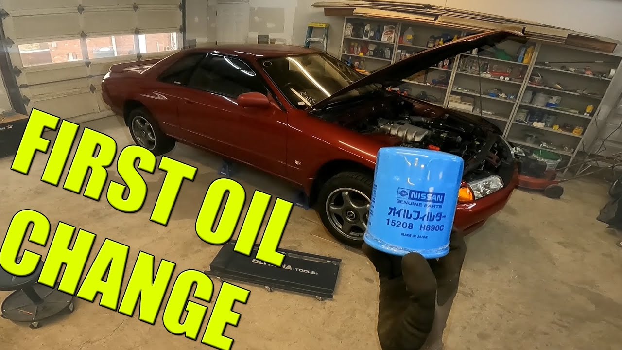 RB20DET 's First Oil Change on the R32 Skyline : POV