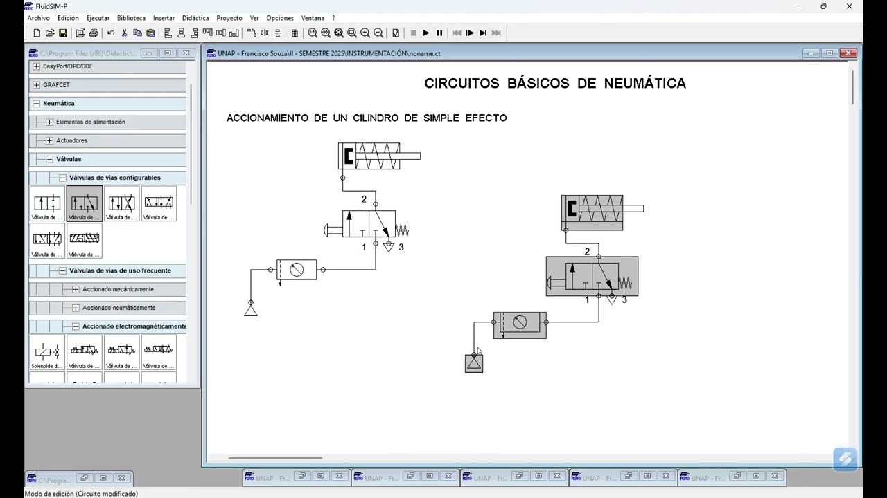Circuitos básico de neumática