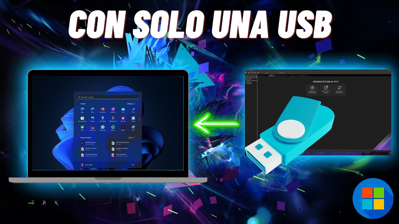 Instala Windows 11 Con VMware Workstation | Ejecuta Sistemas Operativos En Una USB 🗞️