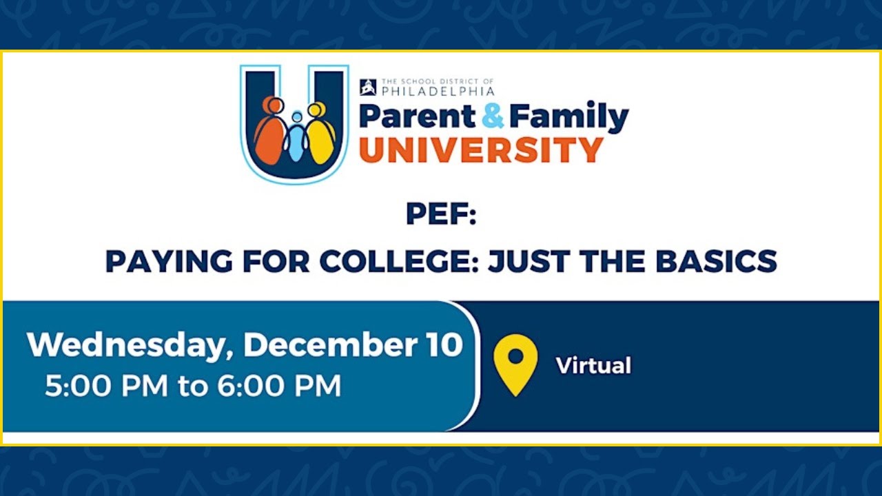 Paying for College  ||  Parent & Family University