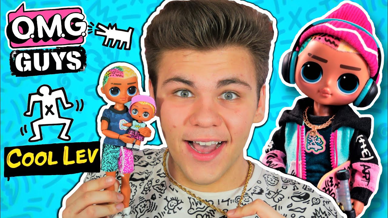 Он Искусство 😍 Cool Lev НОВЫЙ парень LOL OMG Guys 🎨 ЛОЛ Сюрприз обзор Крутой Лёва и Бига Егоров