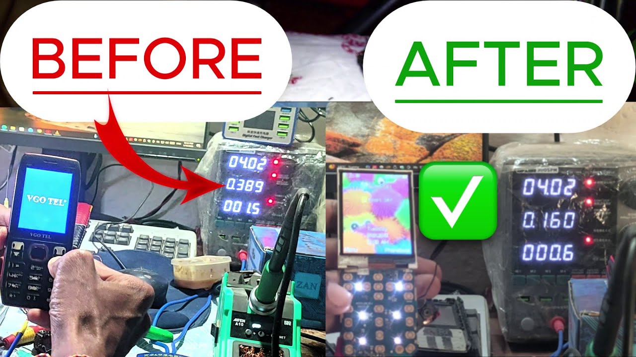 Vgotel i550 Shot Problem | Heating Issue | Battery Drain Fix | Main IC Repair