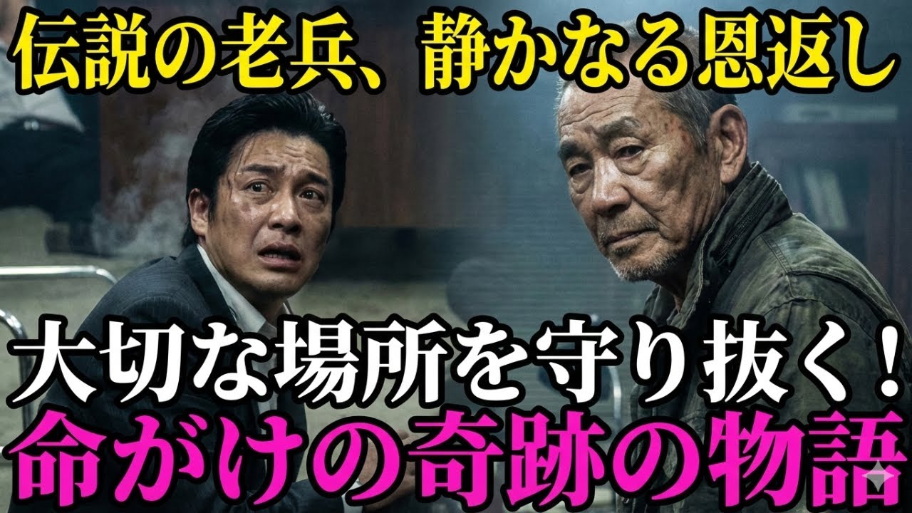 ヤクザが震えた伝説の男…ボロい定食屋で老人を突き飛ばした半グレの末路。実は裏社会を制した無音の暗殺者だった