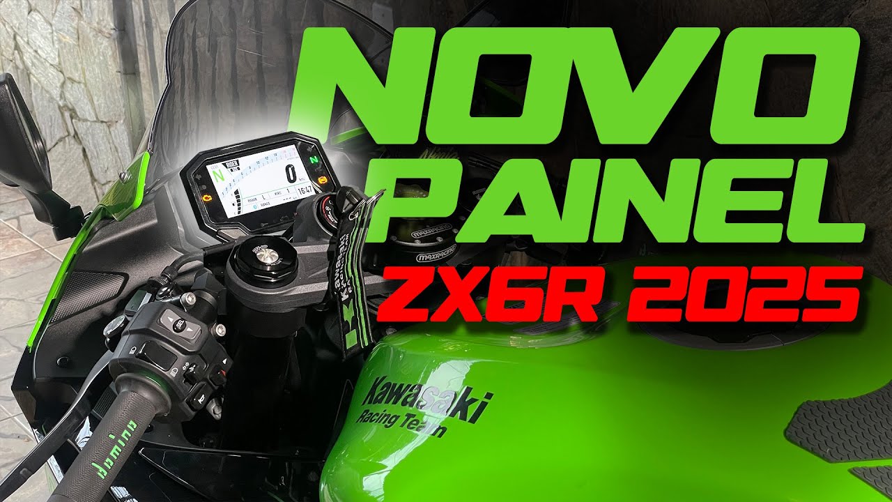 CONHEÇA O NOVO PAINEL DA ZX6R 2025