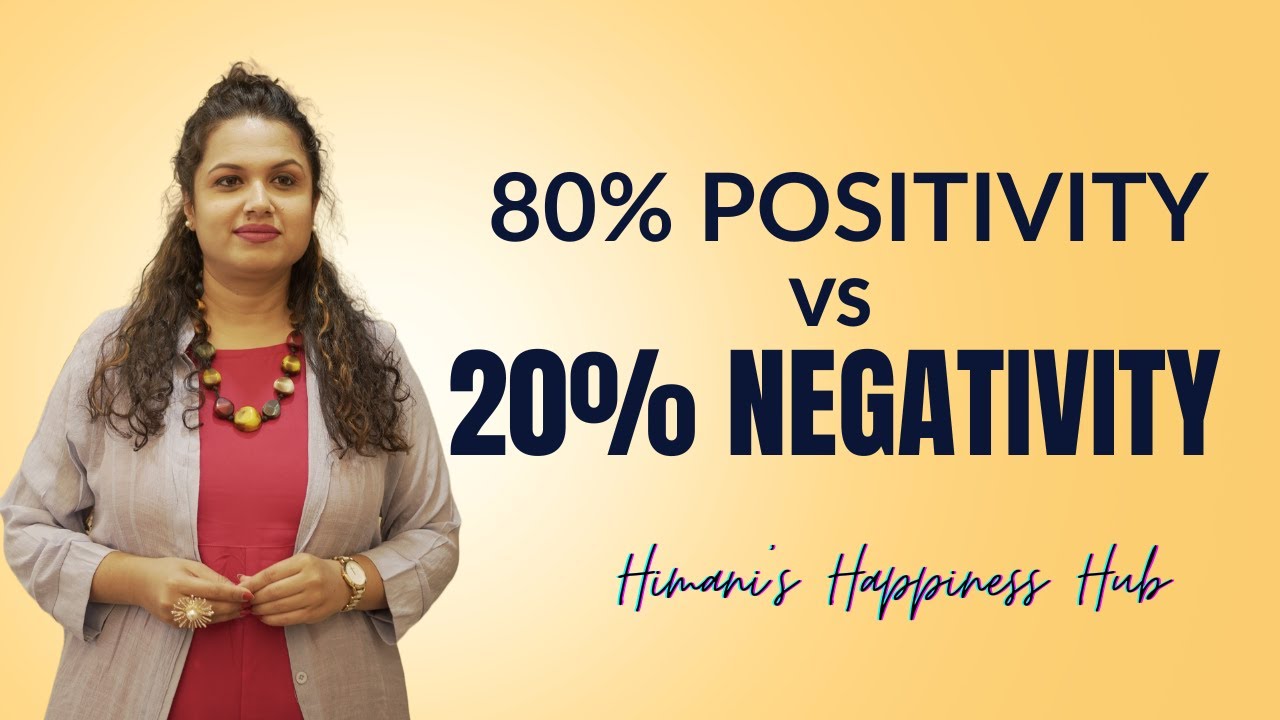80% Positive vs 20% Negative ||  Impact of your thoughts || MUST WATCH