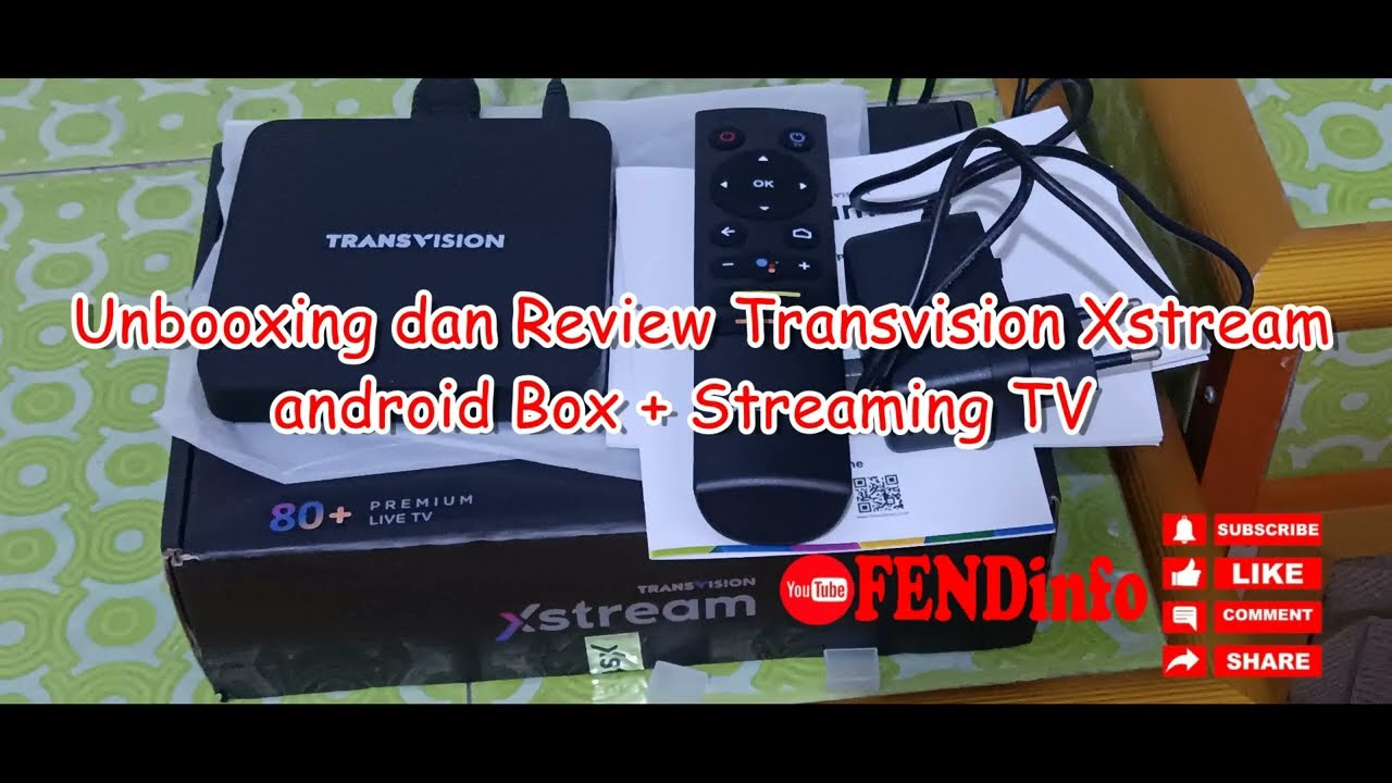 Unbooxing dan Review Transvision Xstream android Box + Streaming TV  #transvision