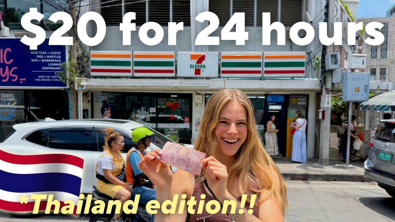 Выживаю на $20 в Бангкоке 🇹🇭 Тайский фастфуд, любимые товары из 7/11 и уличная еда!