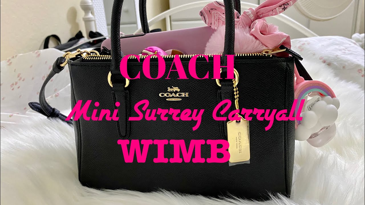 COACH Mini Surrey Carryall Bag | WIMB (Aug 2020) | Pinay in USA
