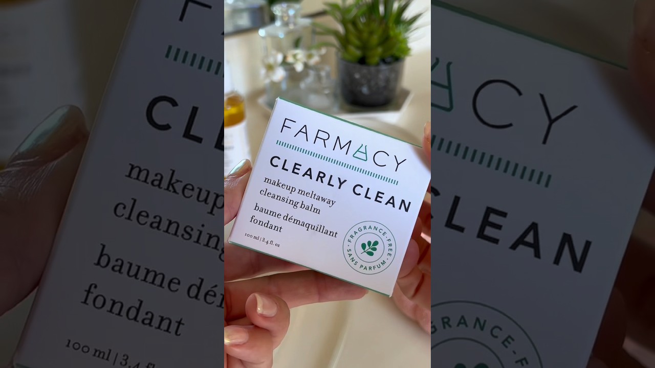 Farmacy Beauty Clearly Clean Cleansing Balm #shorts