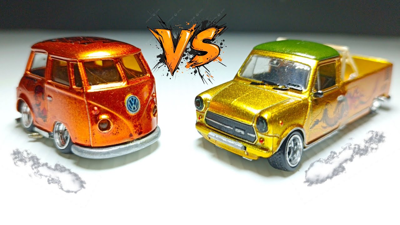 Mini Cooper VS Volkwagen Combination Battle Pickup 
