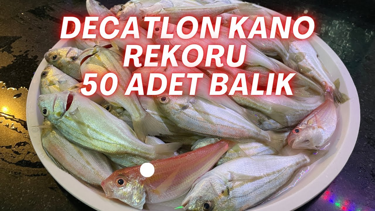 Decatlon Kano ile Rekor Balık Avı | Balıklar Yer için Kavga Ettiler