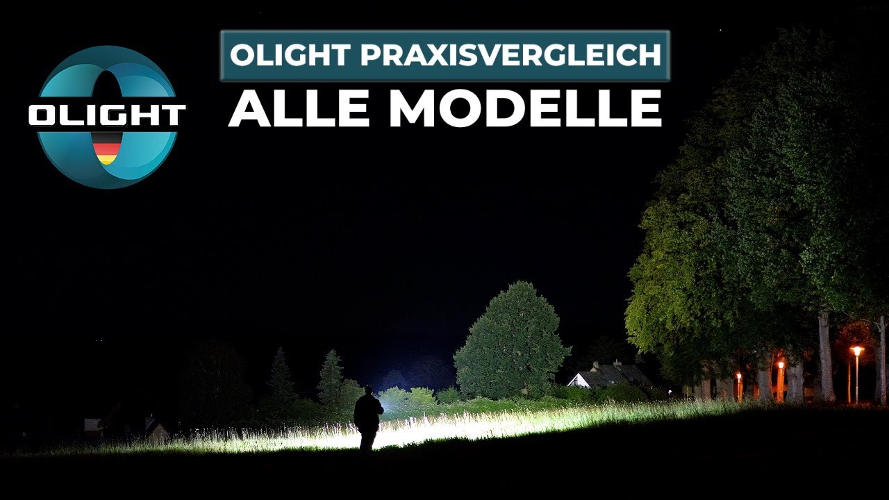 Olight Praxisvergleich: alle Modelle