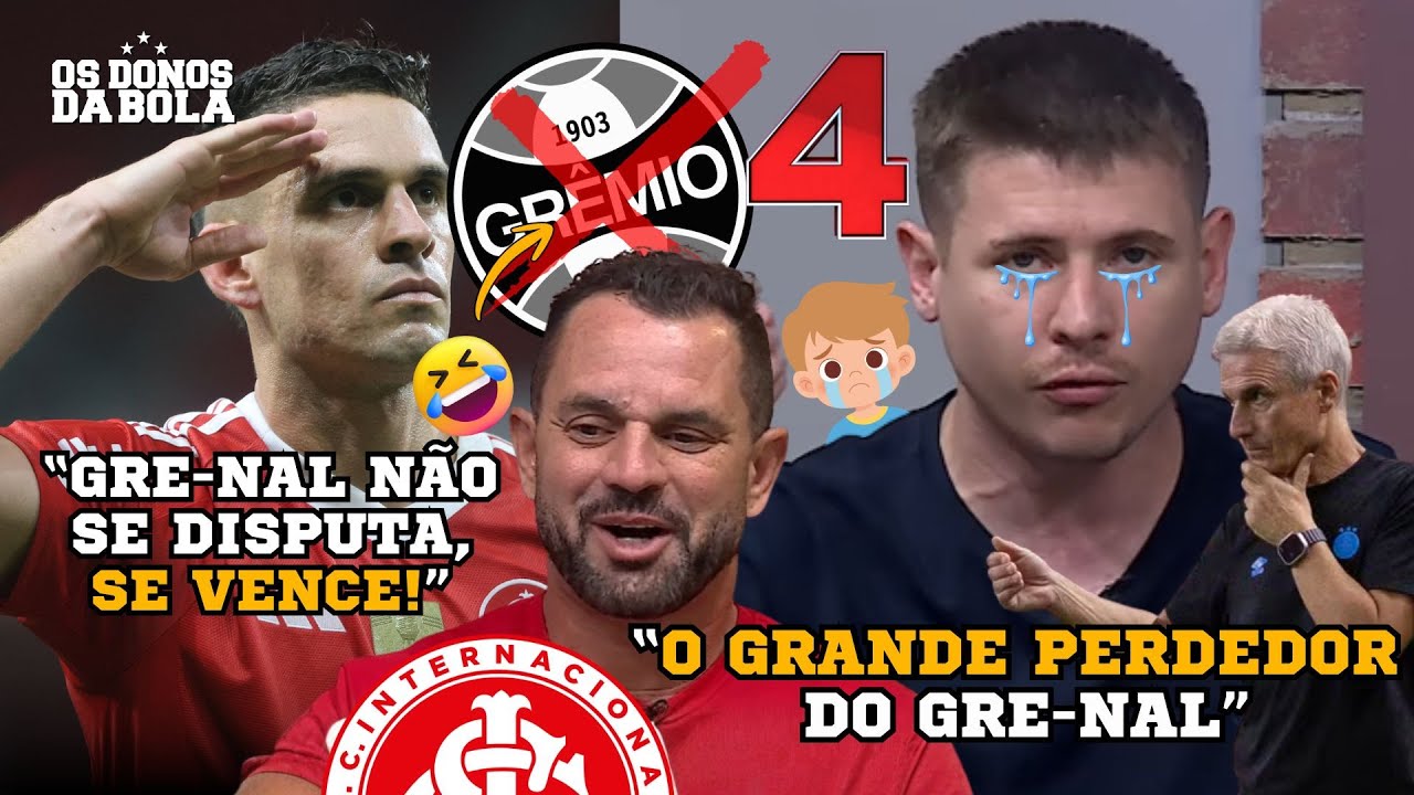 MAGRÃO mostra pra BRUNO SOARES e LUIS CASTRO o que é GRE-NAL: 