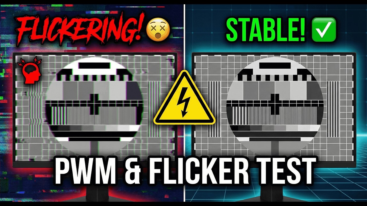 Gaming Monitor Flicker Test (1 Hour) | G-Sync / FreeSync PWM Check