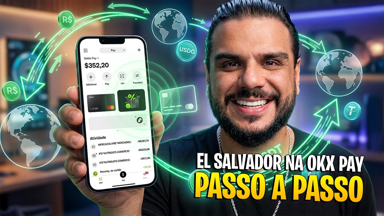 Como abastecer OKX Pay usando conta de El Salvador