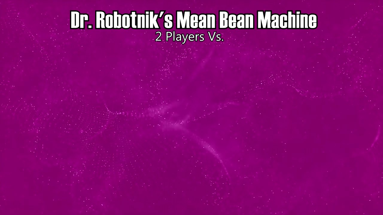 Dr. Robotnik's Mean Bean Machine (Sega Genesis) 2 Players Vs. ♬Chiptune Cover♬