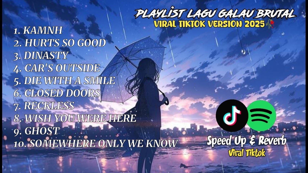 Playlist Galau Speed Up + Reverb Version Viral Tiktok