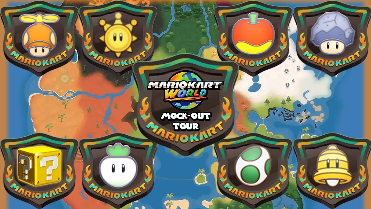 I Created 8 MORE Knockout Tour Rallies - The Mario Kart World Mock-Out Tour