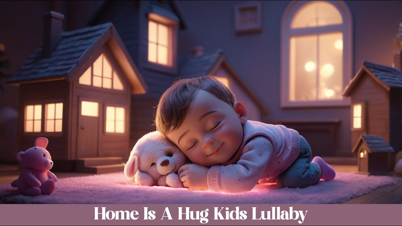 🏡💖 Home is a Hug | 14 min comforting bedtime lullaby for kids 🌙🧸