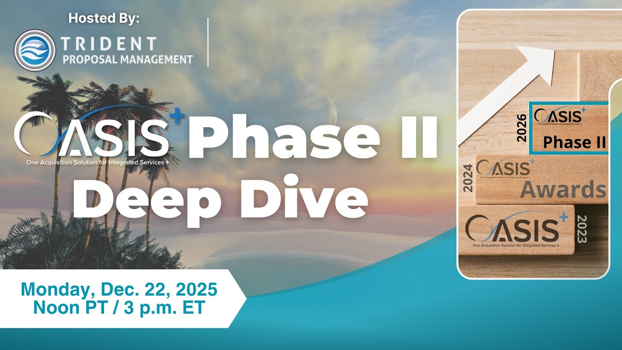 OASIS+ Phase II Deep Dive  |  Dec  22, 2024