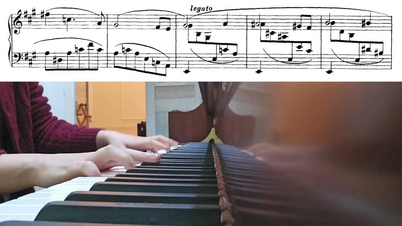 Brahms Intermezzo in A major op.118 no.2 브람스 인터메조 연습 시작! - 1일차