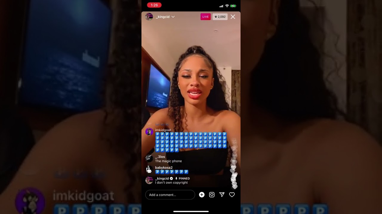 Bree and King CID get LIT and swap IG Lives… Bree talks about  DymondsFlawless 🤭