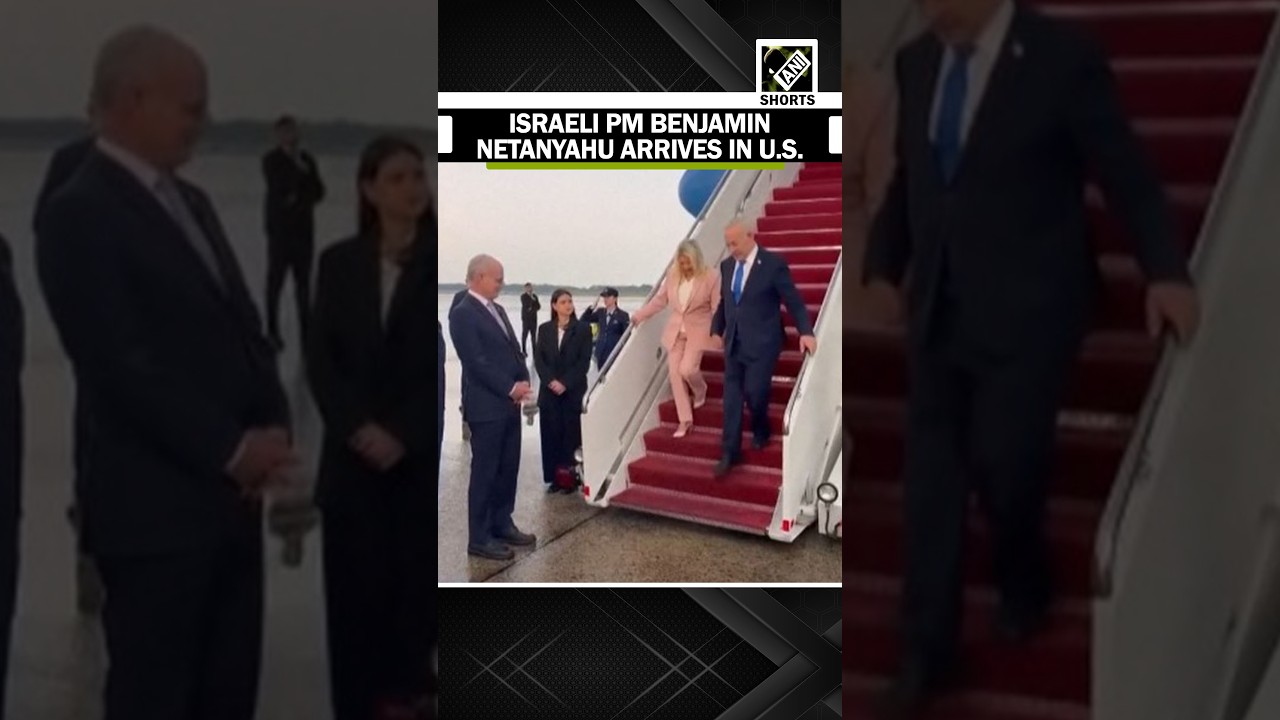 Watch! Israeli Prime Minister Benjamin Netanyahu arrives in U.S for Trump meeting