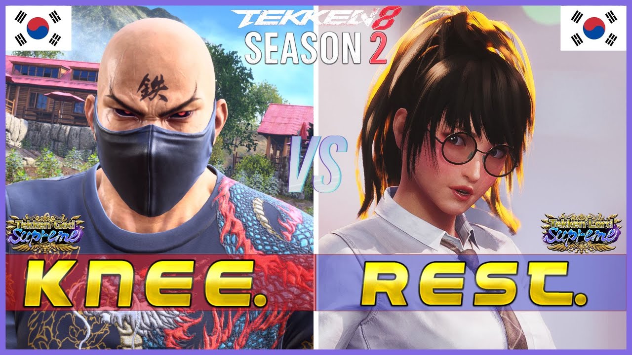 Tekken 8 ▰ KNEE (Feng) Vs REST (Reina) ▰ T8 High Level Gameplay