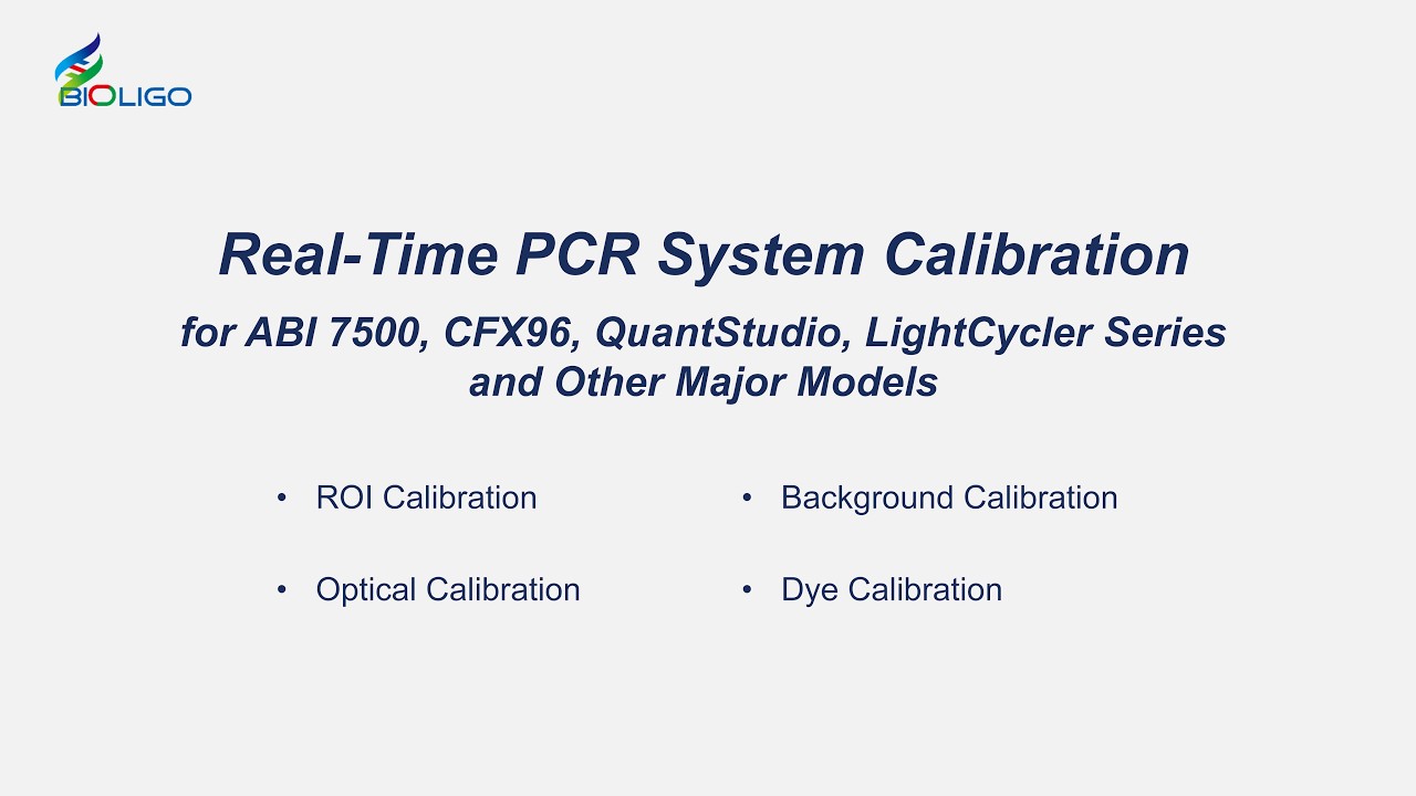 Real-Time PCR Calibration for ABI 7500, CFX96, Quant Studio Series, and LightCycler...