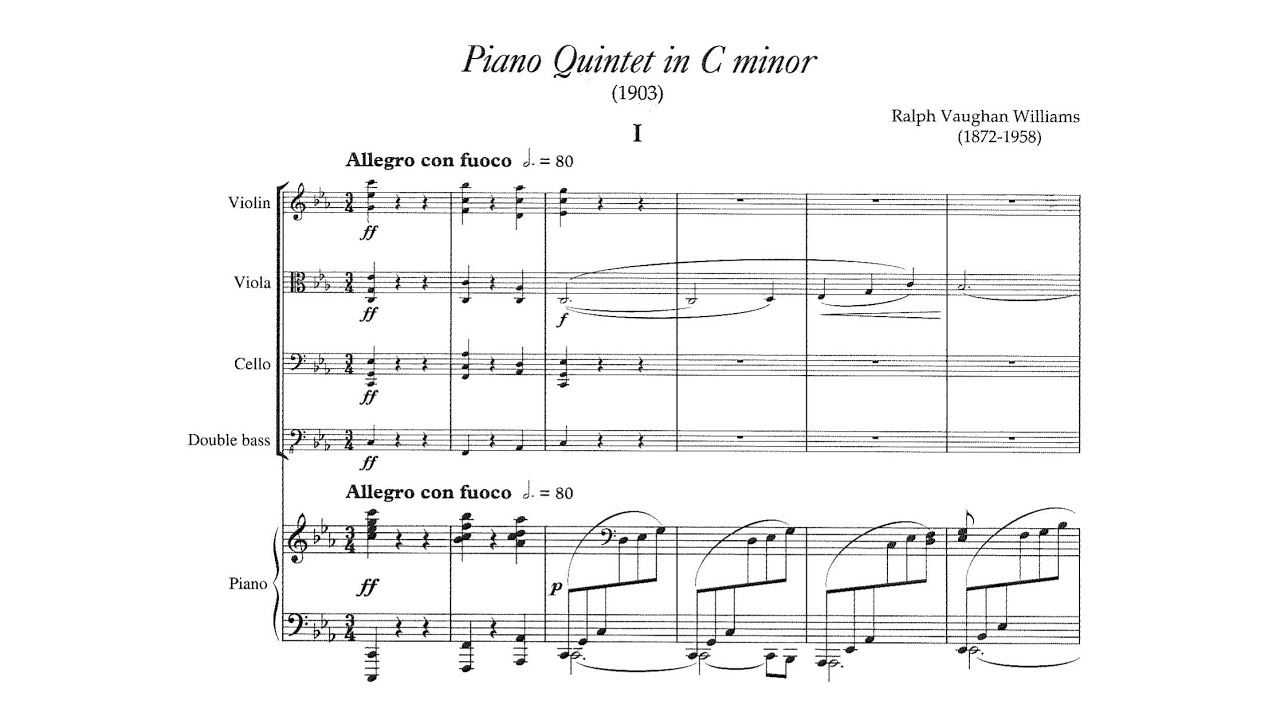 Ralph Vaughan Williams - Piano Quintet in C Minor