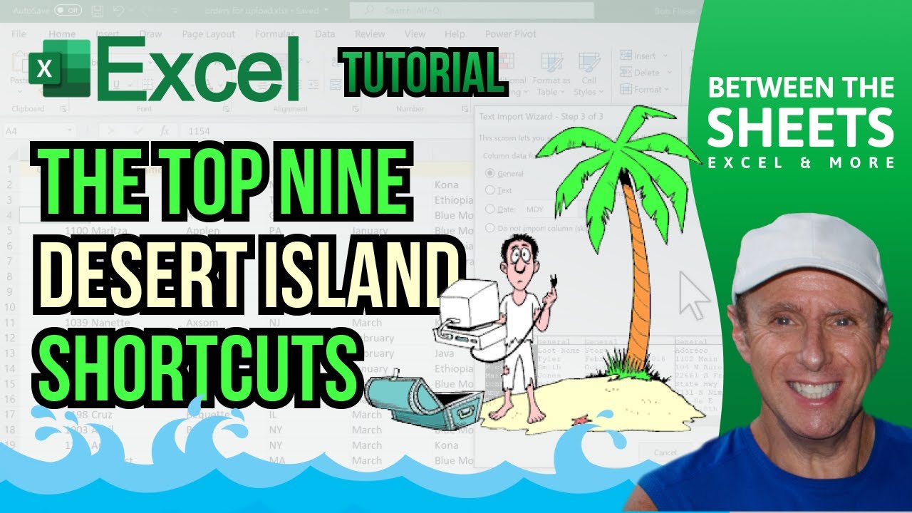 Desert Island Shortcuts for Excel