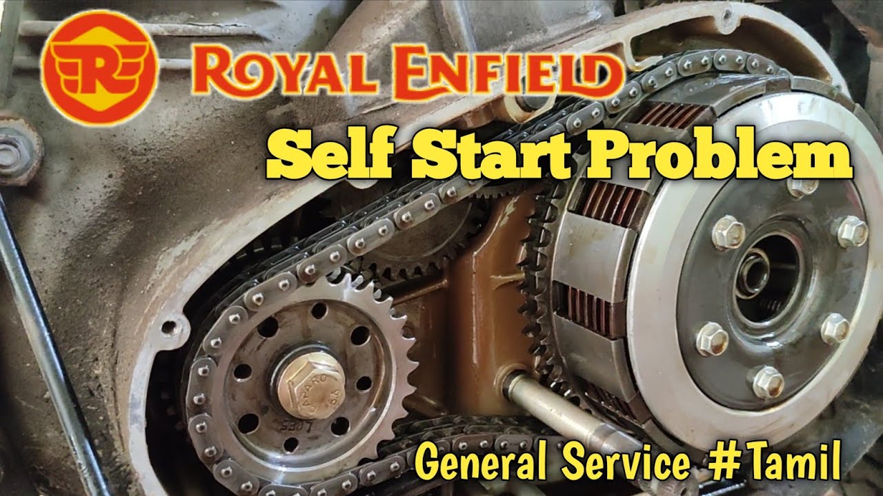 Royal Enfield Classic 350 Self Start Not Working/One Way Cultch Change/General Service #tamil