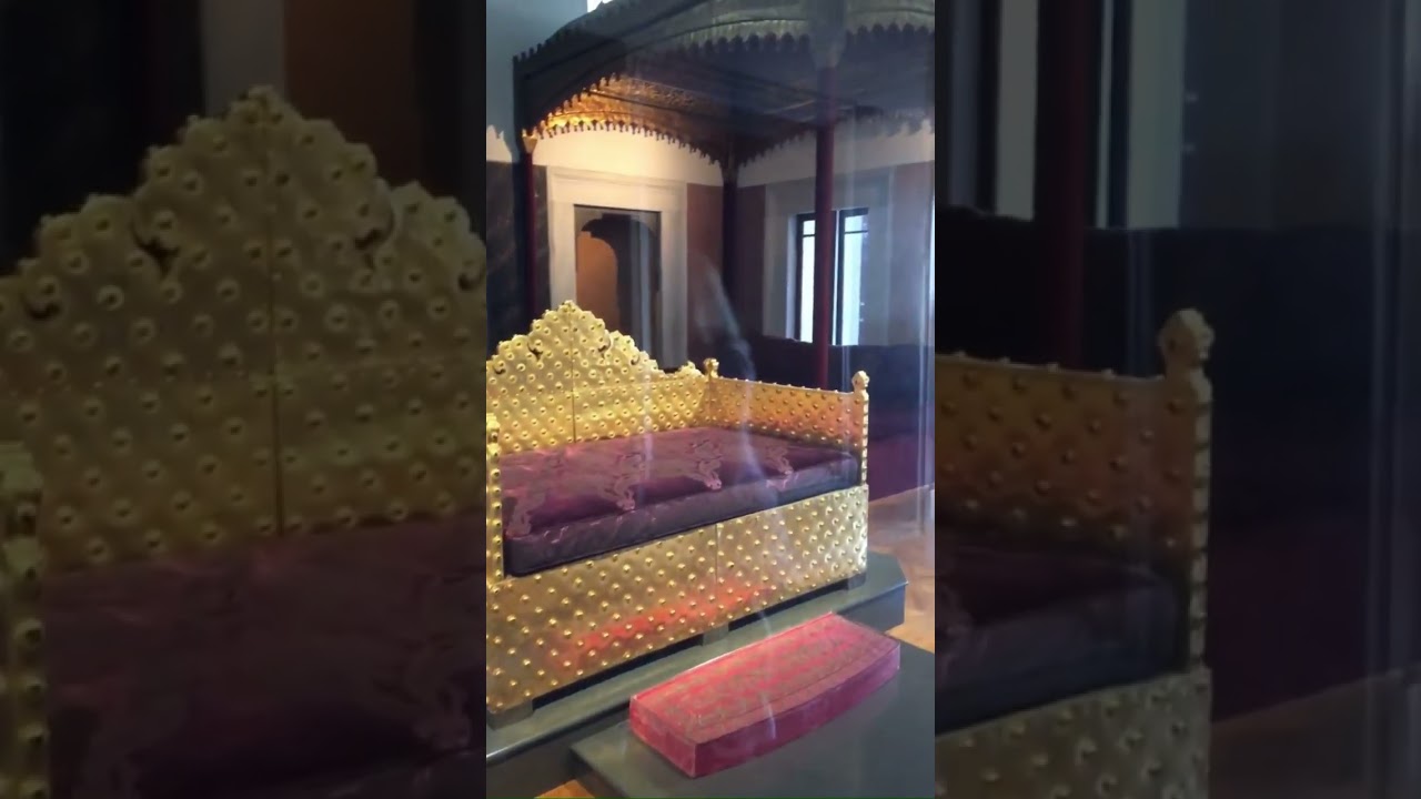 The Golden Throne of the Ottoman Empire in Topkapi Palace, Istanbul