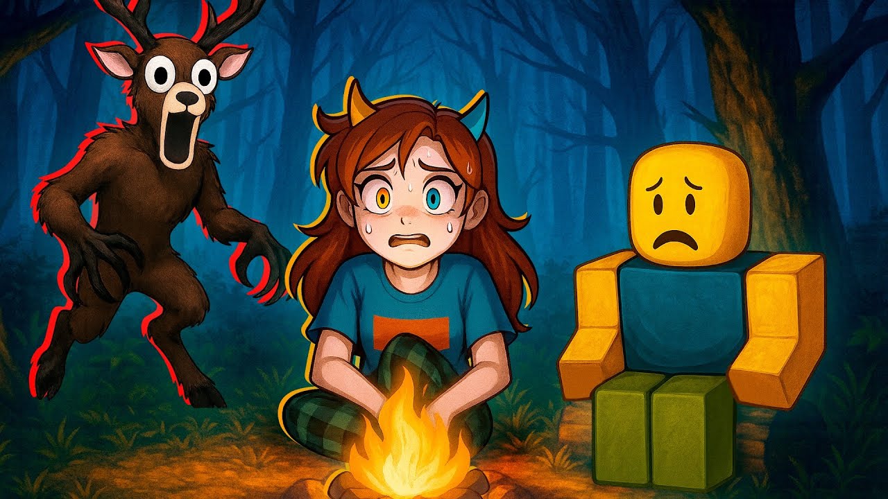 😱1000 НОЧЕЙ в ЛЕСУ с ПОДПИСЧИКАМИ 99 Nights in the Forest в Роблокс