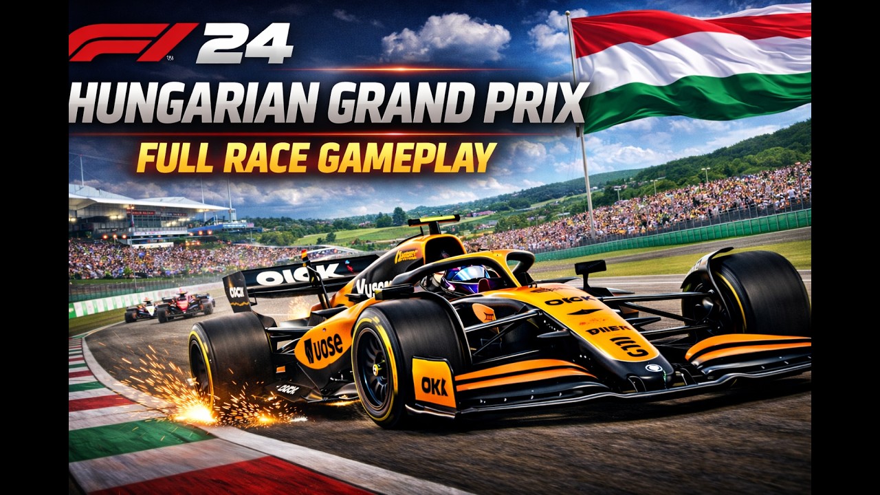 I got disqualified F1 24 Hungarian Grand Prix Gameplay | Full Race, Highlights & Career Mode