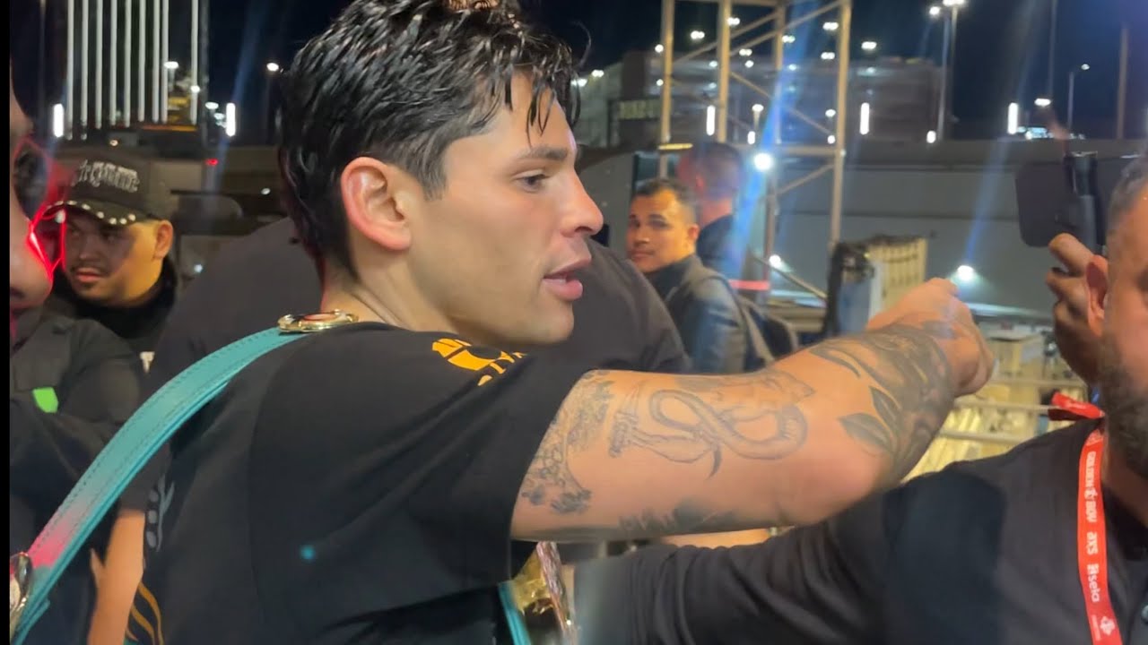 Ryan Garcia LEAVES Arena with Barrios’ Belt as New World Champion — FINAL WORDS on Win