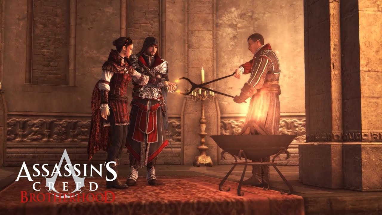 Ezio becomes a Mentor Assassin - Assassin's Creed Brotherhood : cutscene