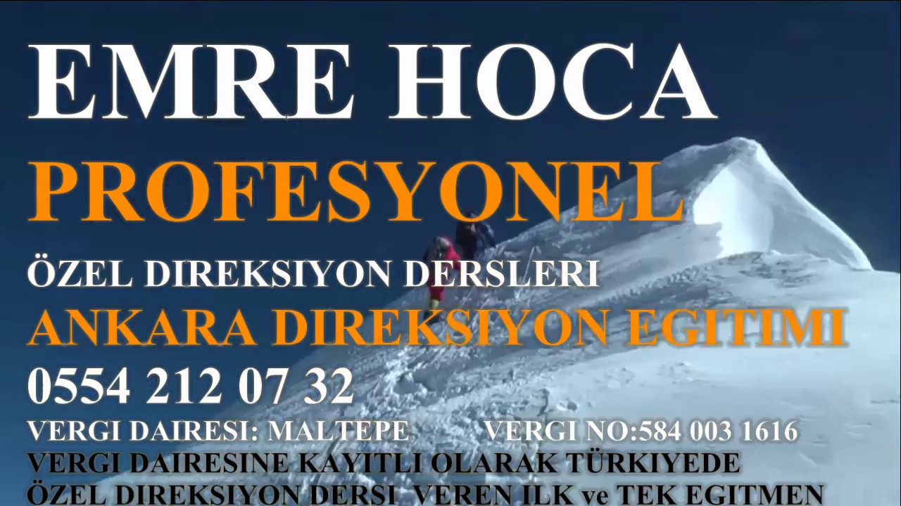 EMRE HOCA DIREKSIYON EGITIMI