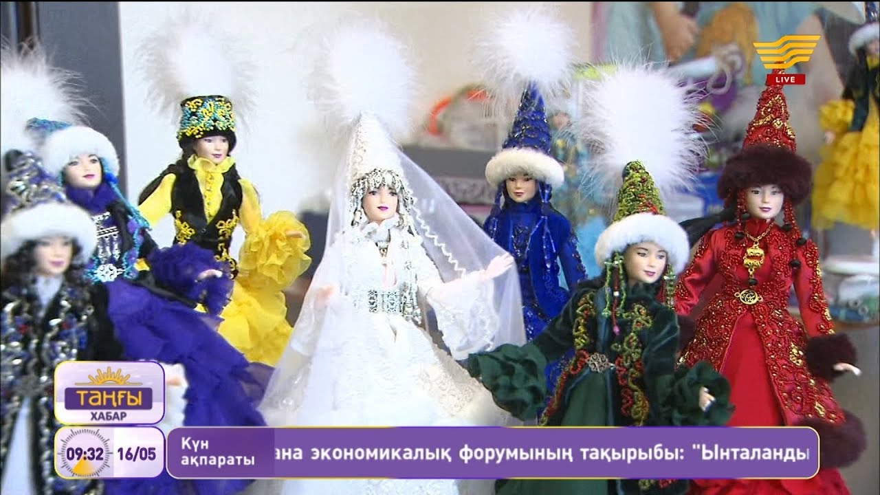 Шебер Гүлнар Хамза қазақы стильдегі қуыршақтың 20-дан астам үлгісін жасады