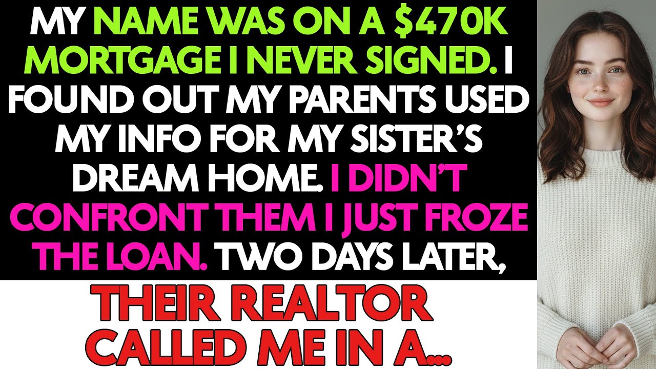 My Name Was On A $470K Mortgage I Never Signed. Turns Out My Parents Used My Info